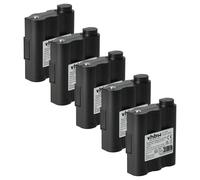 vhbw 5X batería Compatible con Alan Midland GXT-1000, G9, G7 XT PMR LPD, G7 XT PMR, GXT-1050, Atlantic Radio (700 mAh, 6 V, NiMH)