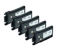vhbw 5X batería Compatible con Baofeng UV82, UV-82, UV-82HP, UV-82L, UV-8R, UV-82X, UV-82C, UV-8D Radio (2800 mAh, 7,4 V, Li-Ion)