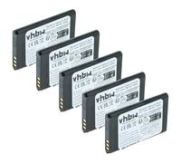 vhbw 5X batería Compatible con Cat B30 móvil, Smartphone (900 mAh, 3,7 V, Li-Ion)