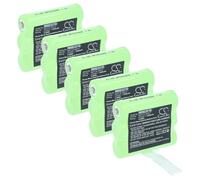 vhbw 5X batería Compatible con Midland XT70 Radio (1500 mAh, 3,6 V, NiMH)