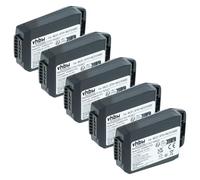 vhbw 5X batería Compatible con Motorola MC21, MC2180, MC2100 PC de Mano, Handheld (2300 mAh, 3,7 V, Li-Ion)