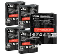 vhbw 5X batería Compatible con Motorola Talkabout T5025, T5022, T4800, FV500, T5100, T4900, T5000 Radio (1300 mAh, 3,6 V, NiMH)