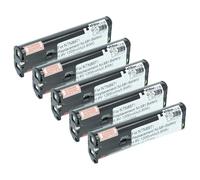vhbw 5X batería Compatible con Motorola Talkabout T7000, T7200, T7100 Radio (1200 mAh, 4,8 V, NiMH)