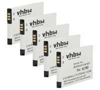 vhbw 5X batería Compatible con Siemens Gigaset SL800H Pro, SL78, SL750H Pro, SL750H, SL750 teléfono Fijo o inalámbrico (950 mAh, 3,7 V, Li-Ion)