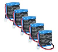 vhbw 5X batería Compatible con Visonic Next CAM PG2, K9 PG2 Wide Angle, PGS Detector de Movimiento (1350 mAh, 6 V, Li-MnO2)