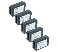 vhbw 5X batería Compatible con Zebra WorkAbout Pro 2, 3, G4, 4 PC de Mano, Handheld (3300 mAh, 3,7 V, Li-Ion)