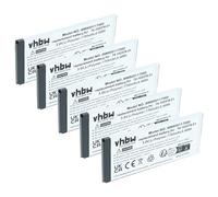 vhbw 5X batería reemplaza Cisco GP-S10-374192-010H, CP-BATT-8821, 74-102376-01 para teléfono Fijo o inalámbrico (1700 mAh, 3,8 V, Li-Poli)
