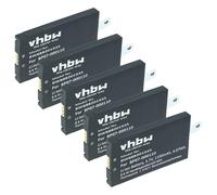vhbw 5X batería reemplaza Datalogic 11300794, 3H21-00000370, 94ACC0083, 800065-56 para escáner códigos de Barra, TPV (1100 mAh, 3,7 V, Li-Ion)