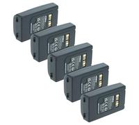 vhbw 5X batería reemplaza Datalogic BT-0015, BT-0016, 94ACC0046, 94ACC0048 para escáner códigos de Barra, TPV (6800 mAh, 3,7 V, Li-Ion)