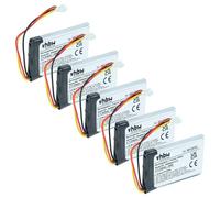 vhbw 5X batería reemplaza Datalogic RBP-DBT6X, 128004100, BT-41 para escáner códigos de Barra, TPV (500 mAh, 3,7 V, Li-Poli)