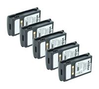 vhbw 5X batería reemplaza Motorola 82-000012-01, BT-000375, BTRY-MC32-01-01