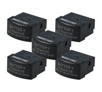 vhbw 5X batería reemplaza Siemens 6ES7291-8BA20-0XA0, 4025515161431 para Módulo de baterías (30 mAh, 3 V, Li-Ion)