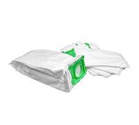 vhbw 5x Bolsa aspiradora compatible con Sebo Airbelt K3, K3 ECO Comfort, K3 Premium, K3 Vulcano aspiradora - vellón micro, 29 cm x 14 cm, blanco