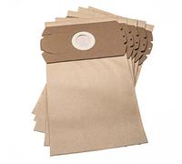 vhbw 5x bolsa compatible con Fakir/Nilco S10 electronic aspiradora - 31,5 cm x 18 cm marrón