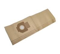 vhbw 5x bolsa compatible con Festool 483143, FIS-SR 5/6 /5, SR 200 / E, SR 212, SR 300, SR 312 aspiradora - papel, 84 cm x 20 cm marrón