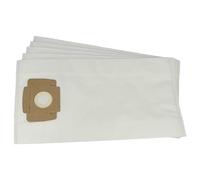 vhbw 5x bolsa compatible con Ghibli AS 5 Silent Line, AS 5 Evo FT, AS 5 Evo FC, AS 5 Evo, AS 5 aspiradora - 45,5 cm x 24 cm blanco