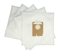 vhbw 5x bolsa compatible con Hoover TW 1600 Sprint, TW 1750 Sprint, TW 1650 Sprint aspiradora - vellón micro, 27,6 cm x 26,6 cm blanco
