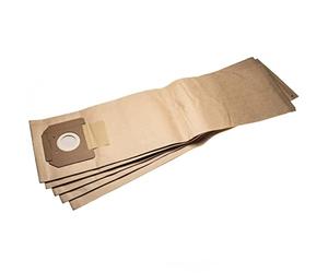 vhbw 5x bolsa compatible con Kärcher NT 611 Eco, NT 611 Eco M, NT 611 Eco M A, NT 611 Eco TE aspiradora - papel, 75,5 cm x 20 cm, marrón