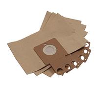 vhbw 5x Bolsa compatible con Kärcher Robocleaner RC 4.000, RC 3000 aspiradora - papel, 24,5 cm x 20,5 cm marrón