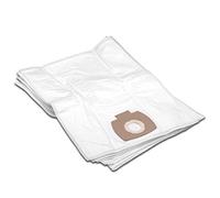 vhbw 5x bolsa compatible con Makita 446L, VC2010L, VC2021L, VC2511, VC2512L, VC3011L aspiradora - vellón micro, blanco