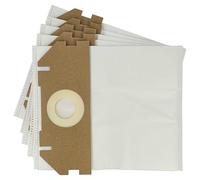 vhbw 5x bolsa compatible con Metabo AS 18 HEPA PC Compact, AS 18 L PC aspiradora - vellón micro, 30 cm x 25 cm blanco