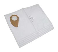 vhbw 5x bolsa compatible con Nilfisk Buddy II 18 L, 18 T INOX, 18 T, 18, 12, 18 INOX aspiradora - 34,3 cm x 25,5 cm blanco