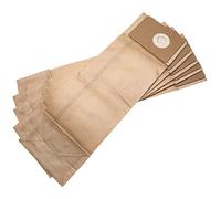 vhbw 5x bolsa compatible con Nilfisk GU 455 Dual, VU500 aspiradora - papel, 40,9 cm x 12,9 cm, marrón