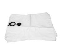 vhbw 5x bolsa reemplaza Metabo 631754000, 631629000 para aspiradora - vellón, 78,5 cm x 52 cm blanco