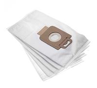 vhbw 5x bolsa reemplaza Nilfisk 107407639, 128389187 para aspiradora - vellón micro, 30 cm x 17 cm blanco