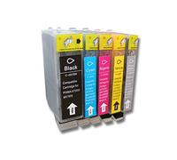 vhbw 5X Cartuchos de Tinta Compatible con Canon Pixma MX7600