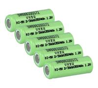 vhbw 5X Celdas batería H4002-350 mAh, 1,2 V, NiMH