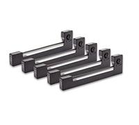 vhbw 5x Cinta de color de escritura reemplaza Epson ERC-09B, ERC-09, C43S015354 para impresora de matriz o de tickets - negro