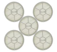 vhbw 5x Filtro compatible con Kärcher VC 3, 1.198-125.0, VC 3 Premium aspiradora - filtro Hepa blanco