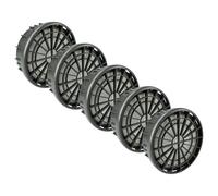 vhbw 5x Filtro compatible con Nilfisk VP300 HEPA, Alto SALTIX 10 aspiradora - filtro Hepa negro blanco