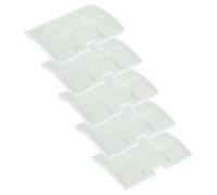 vhbw 5x Filtro compatible con Sebo Automatic X3, XP, X4, X1, X2, X5, XP 3, XP 2 aspiradora - Filtro de aire de salida, blanco