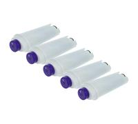 vhbw 5x Filtro de agua compatible con DeLonghi ESAM 66, ESAM 5500.T, ESAM 5450 EX1 máquina de café automática, cafetera exprés - blanco