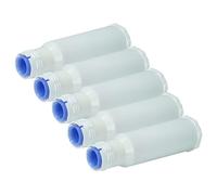 vhbw 5x Filtro de agua compatible con Krups Evidence EA89, EA8918, EA8908, EA891c máquina de café automática, cafetera exprés - blanco