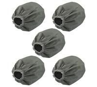 vhbw 5x filtro de tela compatible con Bosch UniversalVac 15 aspiradora industrial, aspirador húmedo/seco - Bolsa tejido, lavable gris