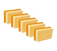 vhbw 5x filtro F7 compatible con Kärcher WD5 Premium Renovation Kit | WD 5 P S V-25/5/22 aspiradora - Elemento filtrante plisado plano