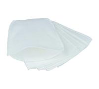 vhbw 5X Filtro Fino Compatible con Makita CL070DS, CL100, CL100D, CL100DZX, CL106, CL106D, CL183, CL183D, DCL180 aspiradora - Filtro de vellón Blanco