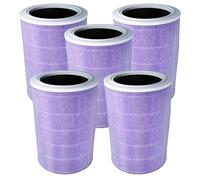 vhbw 5x Filtro HEPA compatible con Xiaomi Mi Air Purifier 2H purificador aire - Filtro de repuesto con filtro carbón activado, antibacteriano