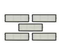 vhbw 5x filtro HEPA con marco compatible con Mova E30 Ultra robot aspirador - Filtro de aire, 15 x 5 x 1,4 cm