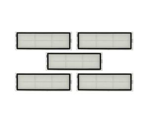 vhbw 5x filtro HEPA con marco compatible con Xiaomi Mijia 1C STYTJ01ZHM, Mijia 1C robot aspirador - Filtro de aire, 15 x 5 x 1,4 cm