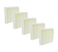 vhbw 5x Filtro plisado plano compatible con Bosch AdvancedVac 18V-8 aspiradora - Elemento filtrante
