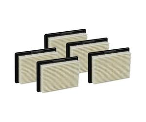 vhbw 5x Filtro plisado plano compatible con Bosch GAS 10.8 V-Li, 12 V, 12V Professional aspiradora - Elemento filtrante