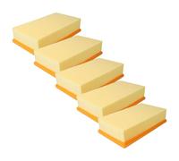 vhbw 5x Filtro plisado plano F7 compatible con Kärcher NT 25/1 Ap, NT 35/1 Ap, NT 35/1 Tact/Te/M, NT 361 Eco/Te/M, NT 45/1 Tact/Te/M aspiradora - Elemento filtrante