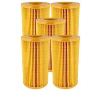 vhbw 5x Filtro plisado reemplaza Allaway VCF/211ALL, 5412810285969 para aspiradora - naranja