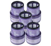 vhbw 5x Filtro premotor reemplaza Dyson 971178-01 | para aspiradora - Filtro protector motor, lavable