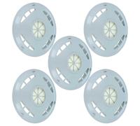 vhbw 5x Filtro reemplaza Nilfisk Alto 1402666010, 140 2666 010 para aspiradora - Filtro de aire de salida (filtro EPA), blanco/gris