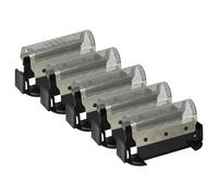 vhbw 5x Lámina de corte compatible con Braun Micron 808 afeitadora eléctrica + marco, negro/plata